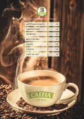 Caffia Coffee to go Plakat 1 sztuka DIN A2